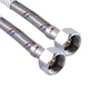 Шланг нержавеющая сталь ECO FIX 1/2″х1/2″ ВВ 1,2 м EPDM - изображение 1