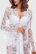 Пеньюар гипюровый длинный German Volf Белый one size 100029 - изображение 4