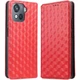 Чохол Deexe Rhombus Book для BlackView Oscal C80 - Red - зображення 1