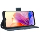 Чехол-книжка с кармашками Deexe Wallet Stand для BlackView Oscal C80 - Blue - изображение 4