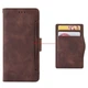 Чехол-книжка с кармашками Deexe Wallet Stand для BlackView Oscal C80 - Brown - изображение 6
