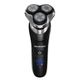 Электробритва для мужчин роторная Silver Crest SRR 3.7 C4 аккумуляторная 700 мАч сухое и влажное бритье LED дисплей плавающие головки влагозащита + триммер с насадкой - изображение 2