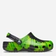 Жіночі крокси Crocs Classic Tie-Dye Graphic CR205453-BKLP 37-38 (M5/W7) 23 см Чорний/Зелений (191448790384) - зображення 1