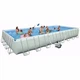Прямоугольный семейный каркасный бассейн Intex 26378 (975х488х132 см) фильтр-насос стремянка + подарок - изображение 1