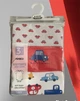 Боди 3 шт Pep&Co Newborn 56 см Серо-красный - изображение 3