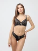 Комплект белья Implicite N494-1 85B/L Черно-бежевый (2500000010453) - изображение 1