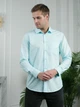 Сорочка для чоловіків з довгим рукавом BROSTEM 4704dl М`ятна 2XL - зображення 3