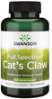 Suplement diety Swanson Full Spectrum Cat'S Claw 500 mg 100 kapsułek (SW514) - obraz 1