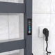 Полотенцесушитель электрический LARIS Зебра Кватро ЧФ(ГМ) 8 500x800 правосторонний (73207768) - изображение 5