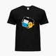 Детская футболка Время Приключений Финн и Джейк пес (Adventure Time Finn & Jake the dog) (25186-1581) 158-164 см Хлопок Черный - изображение 4
