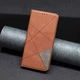 Чохол-книжка з кишеньками UniCase Geometric Pattern для Google Pixel 8A - Brown - зображення 5