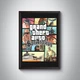 Набір постерів у рамках GTA / ГТА / Grand Theft Auto / San Andreas, Vice City, Liberty City Stories - изображение 3