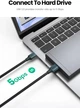 Kabel Ugreen US128 USB Type-A 3.0 2 m Black (6957303813711) - obraz 4
