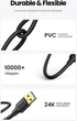 Kabel Ugreen US128 USB Type-A 3.0 2 m Black (6957303813711) - obraz 6