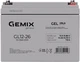 Акумуляторна батарея Gemix GL12-26 12V 26Ah GEL - зображення 1