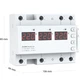 Реле напряжения с двумя режимами работы 3x63А (max 80А) 3x13900ВА с термозащитой [4820120222153] D6-63 red ZUBR - изображение 2