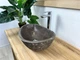 Накладная раковина из камня в ванную 44х32 см CA.1.32 серая - изображение 2