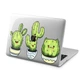 Чехол пластиковый для Apple MacBook Neo 13 (A18 Pro) 2026 (Кавайные кактусы) A3404 макбук нэо 13" inch - изображение 1