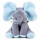 Розвиваючий музичний слоник Peekaboo Elephant (з блакитними вушками) - изображение 2