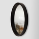 Зеркало круглое деревянное Luxury Wood Perfection Black Ясень 65 см - изображение 3