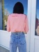 Боди-блуза&nbsp;в горошек Boohoo Розовый (10272 M/44) - изображение 3