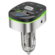 Автомобильный FM-Трансмиттер модулятор с быстрой зарядкой HOCO E71 |BT5.0, 2USB, QC3.0 18W| Черный - изображение 1