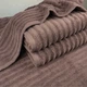Рушник махровий GM Textile 50x90см Преміум якості Зеро Твіст 550г/м2 (Шоколад) - зображення 3