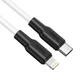 Кабель HOCO X21 Plus Type-C to iP 3A, 20W, 1m, black and white (6931474742162) - зображення 4
