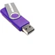 Флеш накопитель Jaster двухсторонняя 32GB OTG USB 2.0 microUSB фиолетовый - изображение 4