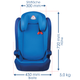 Автокресло универсальное детское Capsula MT5 Blue - изображение 6