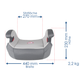 Автокресло-бустер Capsula JR5 Grey - изображение 5