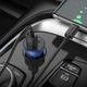 Автомобильное зарядное устройство Hoco Z47 2 USB 20W QC3.0 прозрачно-синие - изображение 2