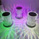 Лампа настільна акумуляторна з пультом та сенсорним вимикачем Solar LED RGB Diamond-115 прозора - зображення 3
