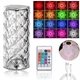 Лампа настільна акумуляторна з пультом та сенсорним вимикачем Solar LED RGB Diamond-215 прозора - зображення 2