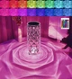 Лампа настільна акумуляторна з пультом та сенсорним вимикачем Solar LED RGB Diamond-215 прозора - зображення 4
