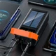 Повербанк 100 000 мАч, з сонячною панеллю та LED-ліхтарем, YM640DX - зображення 8