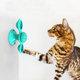 Игрушка спиннер для кота Rotate Windmill, Бирюзовая - изображение 3