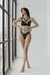 Чорний спокусливий комплект білизни із сітки зі шлейками - hola Perfect Female Чорний S/85A (183LS-27BR-bl) - изображение 8