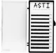 Ресницы для наращивания Asti Hylon Lash B 0.10 мм х mix 5-7 мм 10 линий Черные (8809320000415) - изображение 2