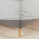 Простирадло 160x200x35 см бавовна Сірий - зображення 1