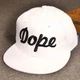 Кепка Снепбек логотип Dope с прямым козырьком Белый, Унисекс WUKE One size - изображение 1
