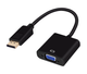 Адаптер-преобразователь Primo Displayport (DP) - VGA, конвертер Display Port - VGA ADPT-DP-VGA черный - изображение 1