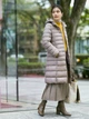 Пуховик зимний длинный женский Uniqlo 866330278 XL Бежевый (1159776493) - изображение 1