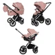 Коляска универсальная Carrello Optima CRL-6504 (3in1) Hot Pink в льне - изображение 1