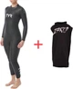 Гидрокостюм для женщин TYR Women's Hurricane Wetsuit Cat 1, M Black (HCAOF6A-001-M) - изображение 1