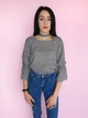 Блуза&nbsp;свободная в клеточку Boohoo Серая (10395 XS/40) - изображение 3