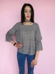 Блуза&nbsp;свободная в клеточку Boohoo Серая (10395 XS/40) - изображение 6