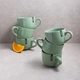 Набір із 6 чашок Ardesto Bagheria Pastel green 480 мл (AR2948GGC) - зображення 1