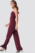 Комбинезон женский бордовый Na-KD 1018-001221-0212-011 8494 40 (L) - изображение 3