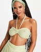 Топ-бандо трикотаж Asos Фисташковый (10536 L/46 85/C) - изображение 1